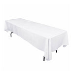 Nappe Blanche   Rectangulaire Mariage - Vignette | 1001 Nappe