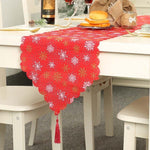 Chemin de Table Noel Rouge - Vignette | 1001 Nappe