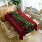 Nappe Noël Rouge et Vert - Vignette | 1001 Nappe