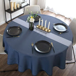 Nappe Ronde Bleu - Vignette | 1001 Nappe