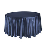 Nappe Ronde   Tissu Bleu Marine - Vignette | 1001 Nappe