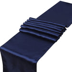 Chemin de Table Mariage Bleu Marine - Vignette | 1001 Nappe