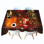 Nappe Tissu Enduit Noël - Vignette | 1001 Nappe