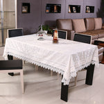 Nappe Damassée   Blanche - Vignette | 1001 Nappe