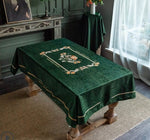 Nappe Verte Tissu - Vignette | 1001 Nappe