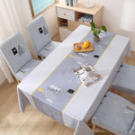 Nappe Anti Tache Rectangulaire Grise - Vignette | 1001 Nappe