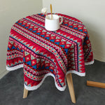 Nappe Ronde En Lin - Vignette | 1001 Nappe