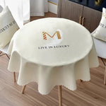 Nappe Ronde De Table Blanche - Vignette | 1001 Nappe