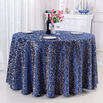 Nappe Ronde Table Bleu Marine - Vignette | 1001 Nappe