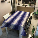 Nappe Rectangulaire Bleu Marine - Vignette | 1001 Nappe