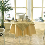 Nappe Ronde Dorée - Vignette | 1001 Nappe