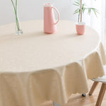 Nappe Ronde Beige - Vignette | 1001 Nappe