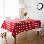 nappe rouge a pois blanc - Vignette | 1001 Nappe