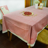 Nappe à Carreaux <br> Rouge et Blanche