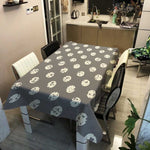 nappe enduite rectangulaire grise
